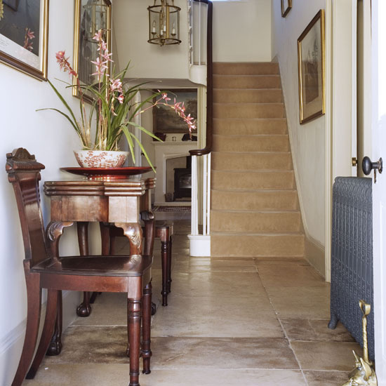 Wood and stone hallway Wood and stone hallway | Hallway decorating ideas | PHOTO GALLERY | 25 Beautiful Homes | Housetohome