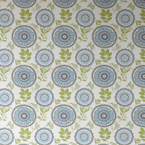 Amy Butler Lace wallpaper from Wallpaperdirect | Craft Autumn Winter trend | PHOTO GALLERY | Style at Home | Housetohome