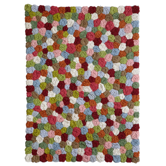 Corsage rug from Very | Craft Autumn Winter trend | PHOTO GALLERY | Style at Home | Housetohome