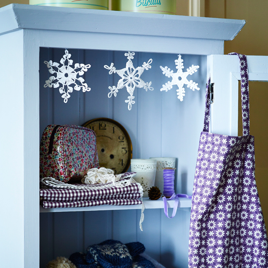 Hang paper snowflakes | Homemade Christmas ideas | PHOTO GALLERY | Housetohome.co.uk