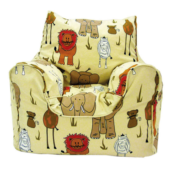 Kids Safari Bean Chair from Dunlem Mill | Children's room | Children's furniture | PHOTO GALLERY | 25 Beautiful Homes | Housetohome