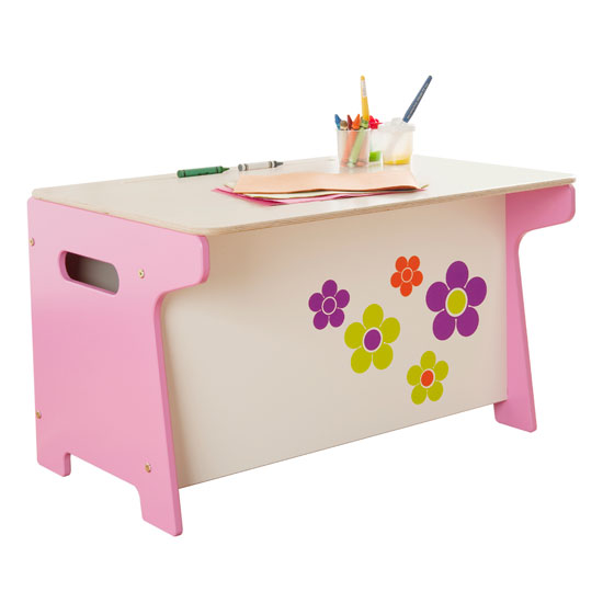 Flower Toy Box and Desk by Millhouse at Tesco | Children's room | Children's furniture | PHOTO GALLERY | 25 Beautiful Homes | Housetohome