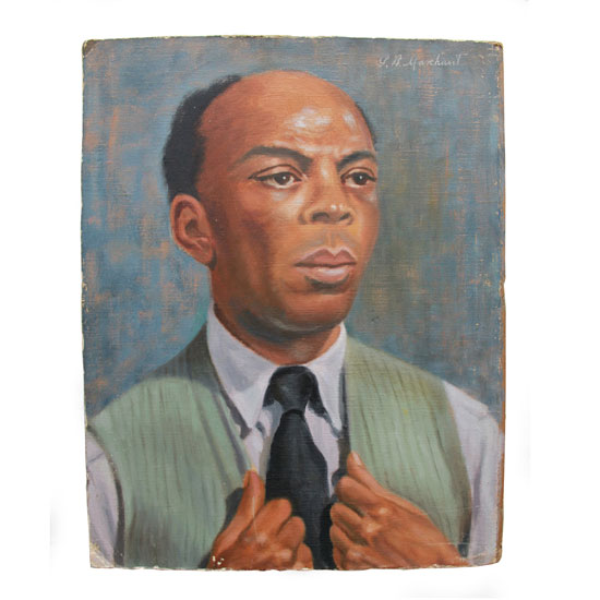 Oil painting of an unknown man, £75, St Aidan's Homeware Store