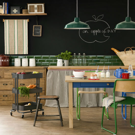 Canteen-style kitchen | Kitchen | PHOTO GALLERY | Ideal Home | Housetohome