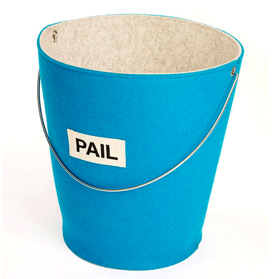 Pail felt storage bucket by Hive at Bouf | Children's storage | Children's room | PHOTO GALLERY | Livingetc | Housetohome.co.uk