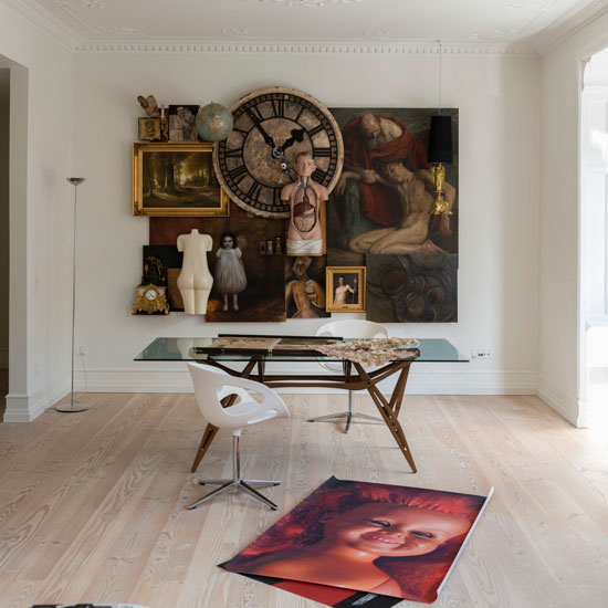 Arty home office Arty home office | Modern home office ideas | Home office | PHOTO GALLERY | Livingetc | Housetohome.co.uk