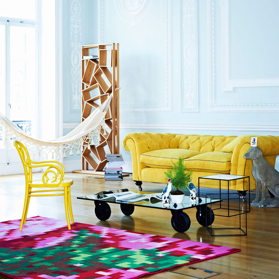 Colourful quirky living room Colourful quirky living room | Modern living room ideas | Living room | PHOTO GALLERY | Livingetc | Housetohome.co.uk