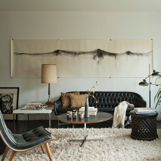 Textured tribal living room Textured tribal living room | Modern living room ideas | Living room | PHOTO GALLERY | Livingetc | Housetohome.co.uk