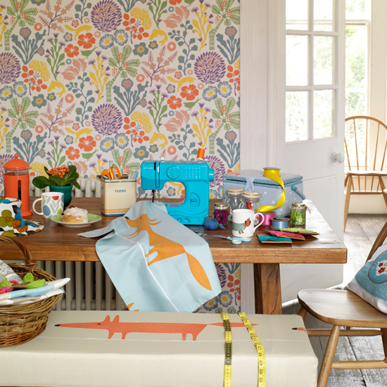 Bloomsbury trend: leaf print wallpaper | Spring trends decorating ideas | PHOTO GALLERY | Housetohome.co.uk
