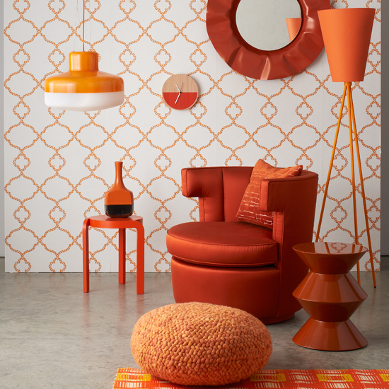 Retro trend: statement wallpaper | Spring trends decorating ideas | PHOTO GALLERY | Housetohome.co.uk