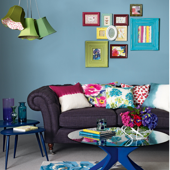 Boho-chic living room 
