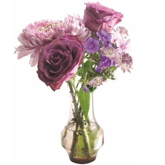 Olik purple vase from Ikea Olik purple vase from Ikea | Modern patchwork bedroom | PHOTO GALLERY | Housetohome.co.uk