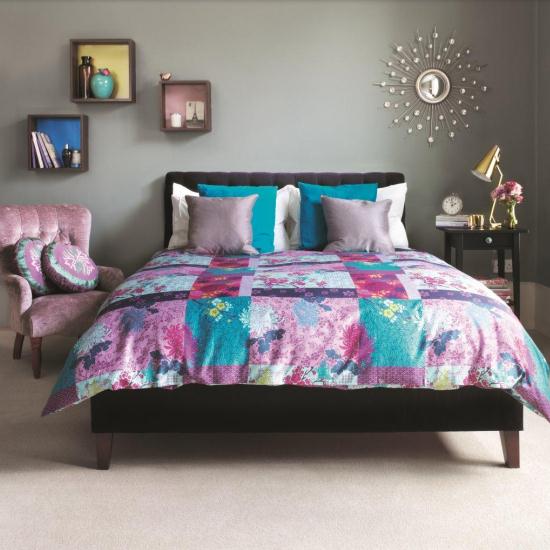 Modern patchwork bedroom Yoko double duvet cover from John Lewis | Modern patchwork bedroom | PHOTO GALLERY | Housetohome.co.uk