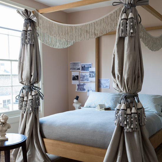 Opulent four-poster bedroom | Modern decorating ideas | Livingetc | Housetohome