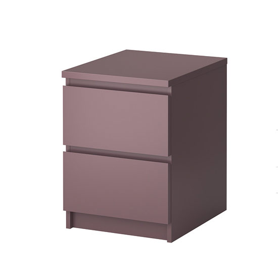 Malm chest of drawers in Lilac from Ikea | Bedroom | PHOTO GALLERY | Ideal Home | Housetohome