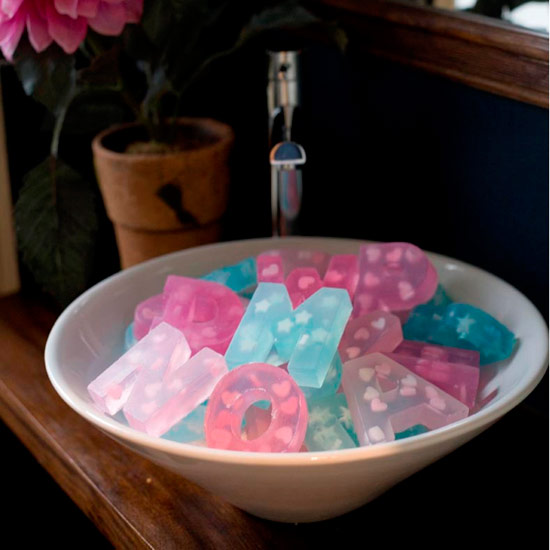 Letter soaps | bathroom | PHOTO GALLERY | Style at Home | Housetohome