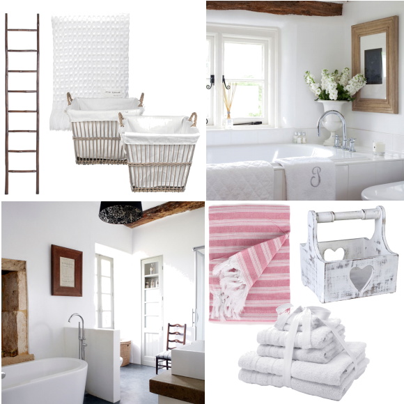Country-style bathroom accessories