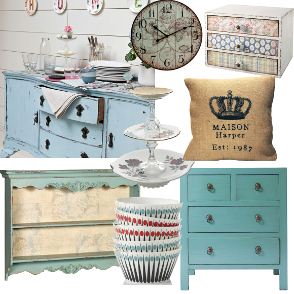 Shabby chic dining room