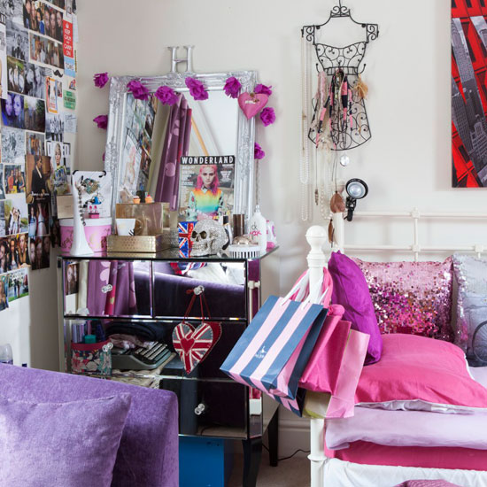 Teenage girl's bedroom | Girls' bedroom ideas | Childrens' bedrooms | bedroom | PHOTO GALLERY | 25 Beautiful Homes | Housetohome.co.uk