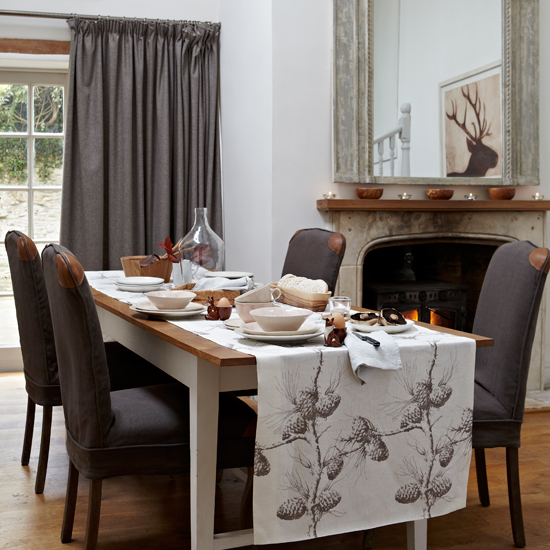 Dining room with high-backed chairs | Traditional dining rooms | PHOTO GALLERY | Housetohome.co.uk