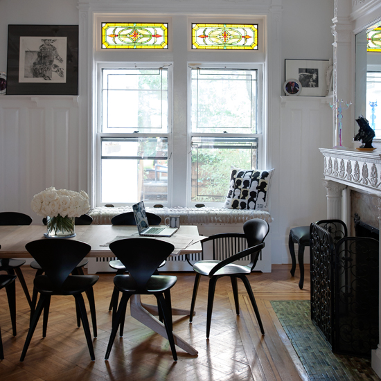 Monochrome dining room | Traditional dining rooms | PHOTO GALLERY | Housetohome.co.uk