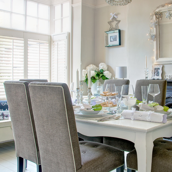 Dining room with white accessories | Traditional dining rooms | PHOTO GALLERY | Housetohome.co.uk