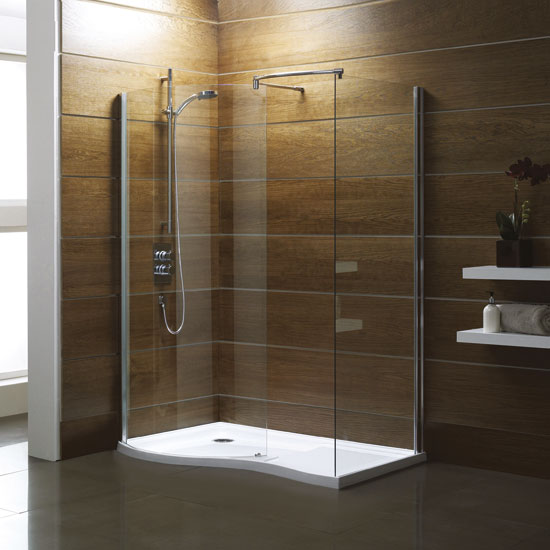 Curved WalkIn shower pack from Victoria Plumb Walkin showers