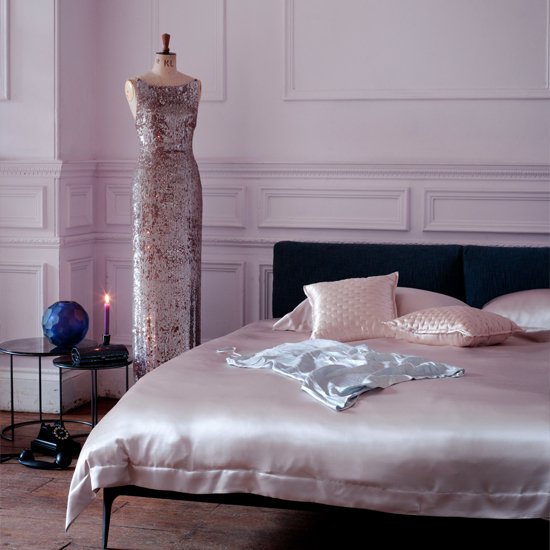 Pink satin bedroom | Decorating ideas for glamorous bedrooms | Decorating ideas | PHOTO GALLERY | Housetohome.co.uk