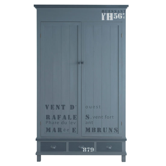 Single Cargo wardrobe from Maisons du Monde | Budget wardrobes | Bedroom | PHOTO GALLERY | Style at Home | Housetohome.co.uk