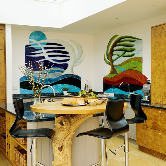 Be inspired by an unusual and quirky country kitchen