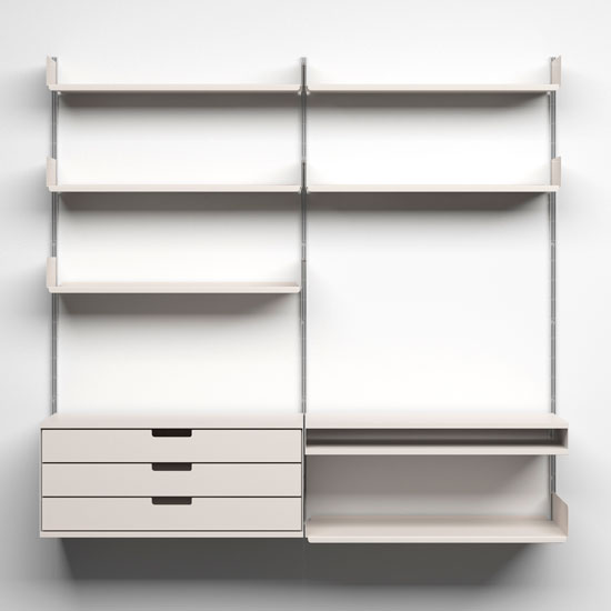 606 universal shelving system from Vitsoe | Wall-hung shelving units | Home office | PHOTO GALLERY | Livingetc | Housetohome.co.uk