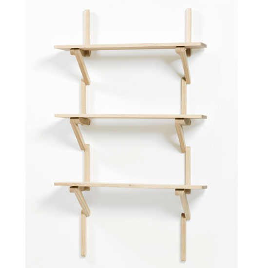 Metre shelf unit from Places and Spaces | Wall-hung shelving units | Home office | PHOTO GALLERY | Livingetc | Housetohome.co.uk
