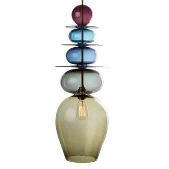 The finial light fitting by Esther Patterson for Curiousa & Curiousa