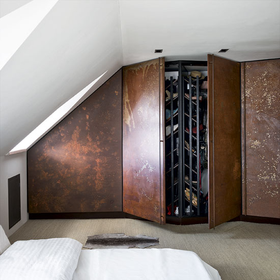 Bedroom Bedroom | Take a tour around an unusual and edgy apartment in Denmark | House tour | PHOTO GALLERY | Livingetc | Housetohome.co.uk