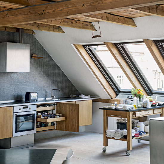 Kitchen Kitchen | Take a tour around an unusual and edgy apartment in Denmark | House tour | PHOTO GALLERY | Livingetc | Housetohome.co.uk