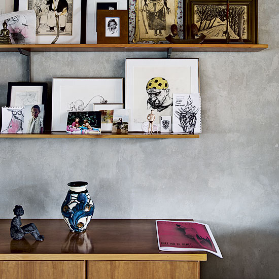 Shelving Shelving | Take a tour around an unusual and edgy apartment in Denmark | House tour | PHOTO GALLERY | Livingetc | Housetohome.co.uk
