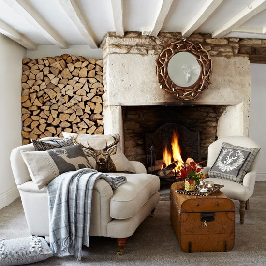 Rustic country living room | housetohome.co.uk