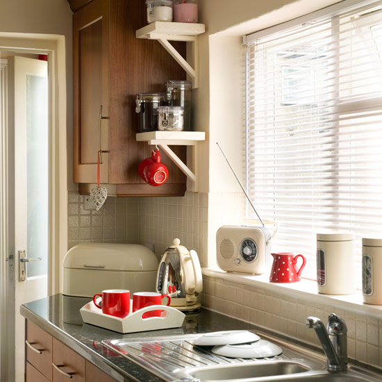 Kitchen corner shelves | Kitchen | PHOTO GALLERY | Style at Home | Housetohome.co.uk