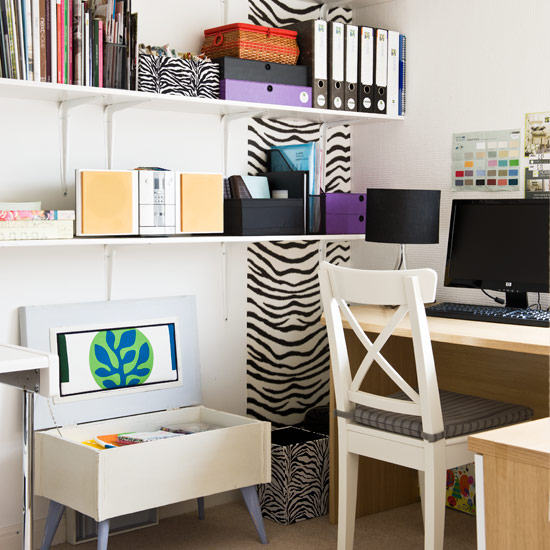 Organised home office | Study | Office | PHOTO GALLERY | Style at Home | Housetohome.co.uk