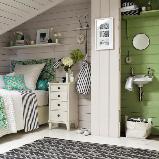 Attic bedroom | Guest bedroom ideas - 10 of the best | Bedroom | PHOTO GALLERY | Homes & Gardens | Housetohome.co.uk