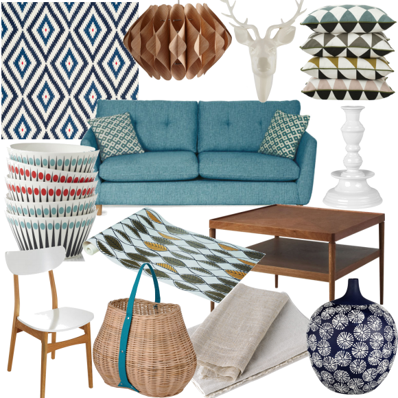 Scandi chic living room