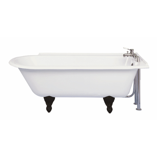 Norfolk showering bath from Bathstore Norfolk showering bath from Bathstore | Roll-top baths - 10 of the best | Bathroom | PHOTO GALLERY | Country Homes & Interiors | Housetohome.co.uk