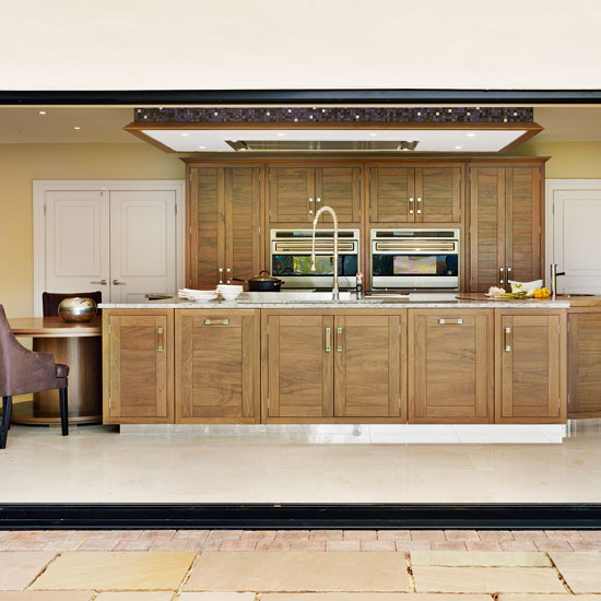Kitchen extension with bi-fold doors | Kitchen extension | PHOTO GALLERY | Beautiful Kitchens | Housetohome.co.uk