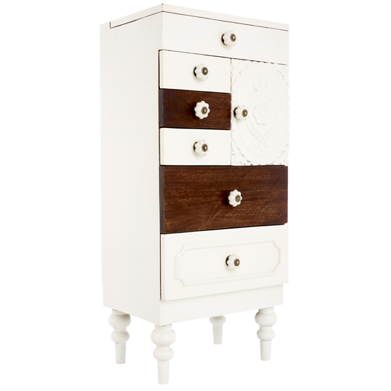 Cream Ornate Wooden Cabinet from Debenhams | French trend - 10 of the best | PHOTO GALLERY | Housetohome.co.uk