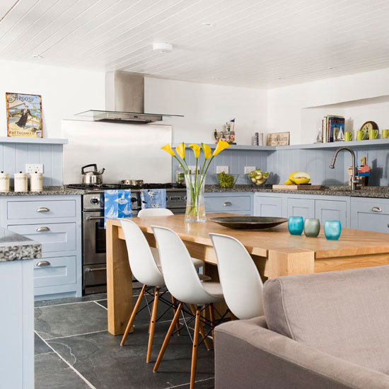 Take a tour around a stunning coastal-inspired Shaker kitchen