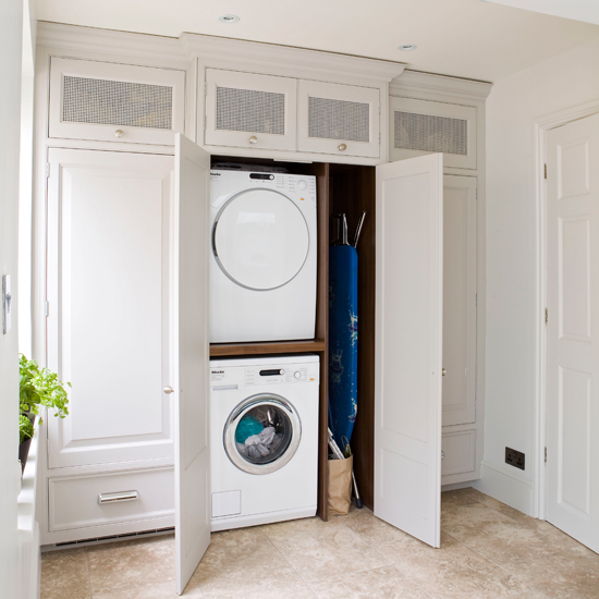 White laundry room