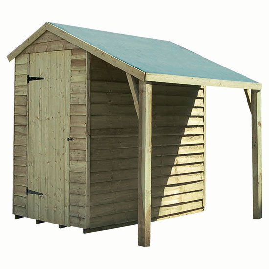 Timberdale shed with lean-to from Tesco Direct | Sheds | housetohome 