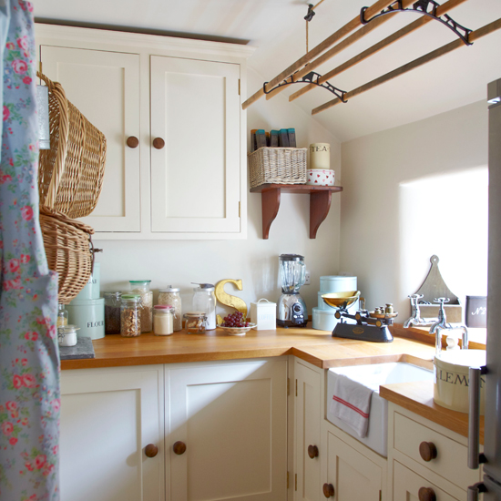 Cream country-style kitchen