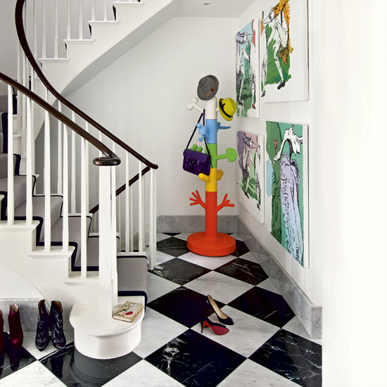 Take a tour around a north London home filled with contemporary artwork