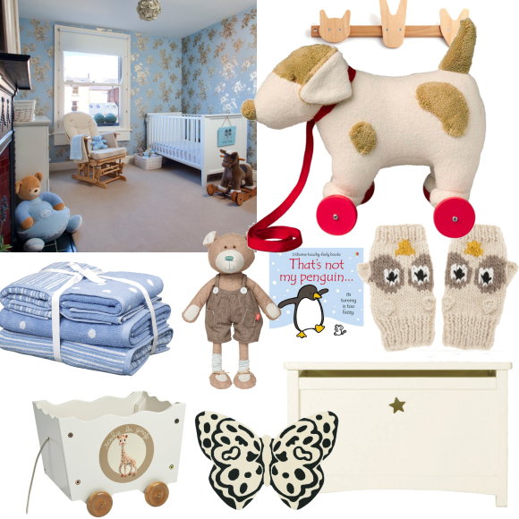 Fergie decorates her new nursery